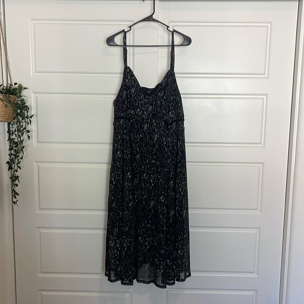 Black Leopard Print Torrid Dress
